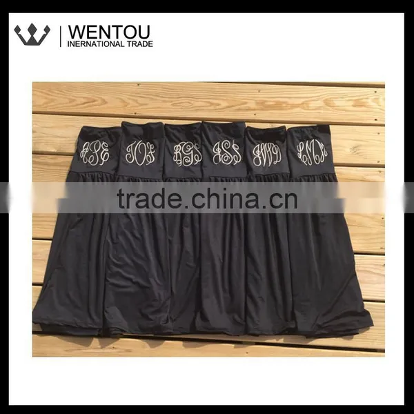 Plain Monogrammed Swimsuit Cover Up photo-3