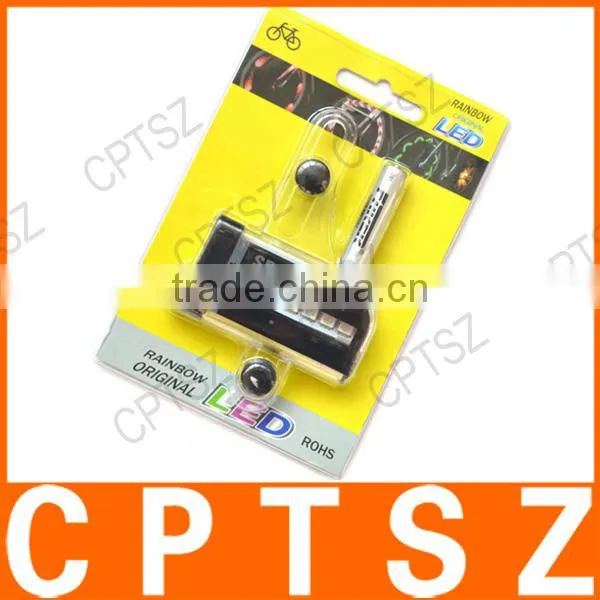 D105 Waterproof 14 Led Programmed Changeable Patterns Bicycle Light Plastic Led Bike Wheel Light photo-4