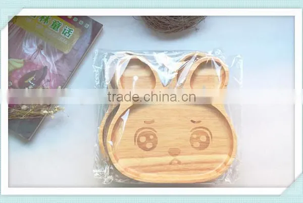 Child Plate Divided Tray Baby Cartoon Rabbit Appetizer Platter photo-5