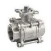 3PC Screwed Ball Valve With ISO5211 Highing Mounting