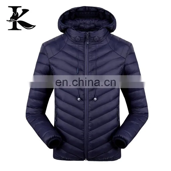 Hot Lightweight Windproof Down Coat Black Men Down Jacket for Winter photo-3