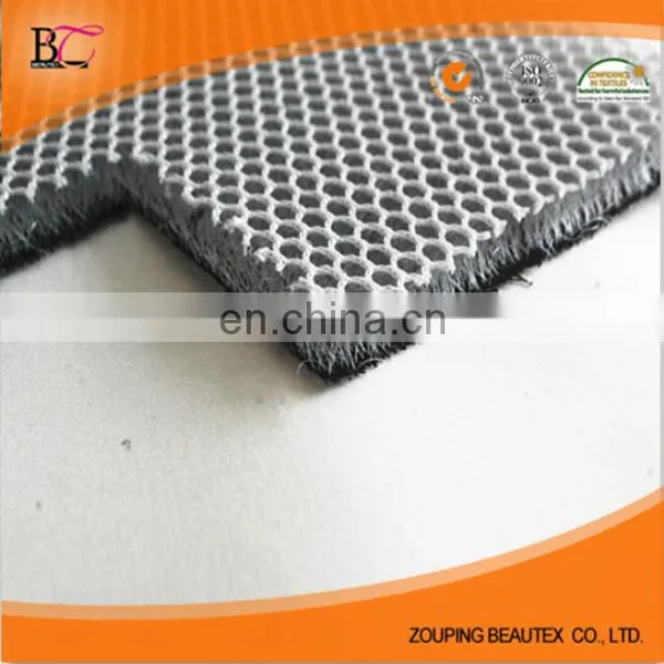 3D 100%polyester Clear Open Mesh Fabric for Motoecycle Seat Cover