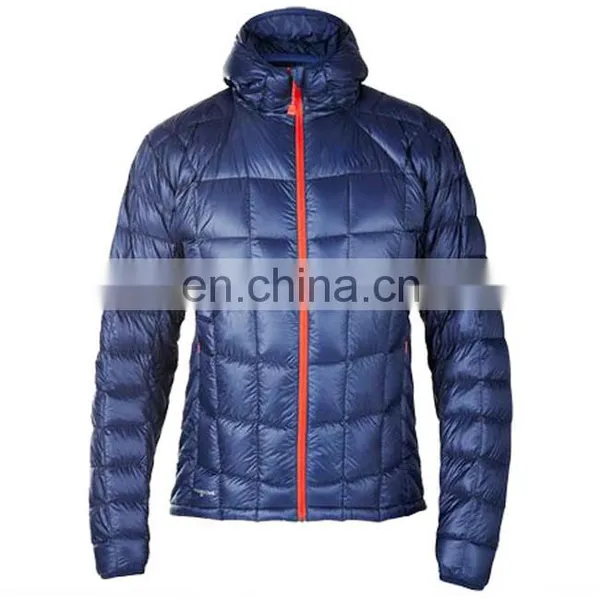 Navy Blue Waterproof Shell Down Jacket for Woman Cold Weather photo-3