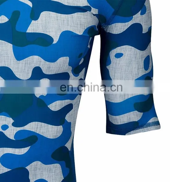 Half Sleeve Mens Camo Compression t Shirt photo-3