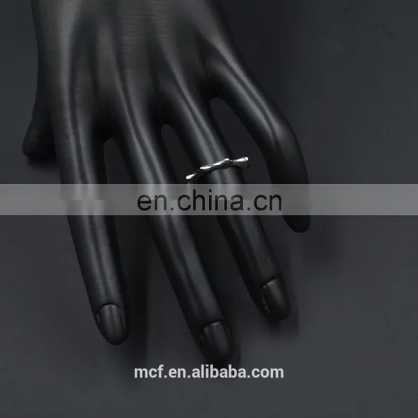 MCR-0048 Fashion Latest Silver Novel Simple Punk Finger Ring photo-2