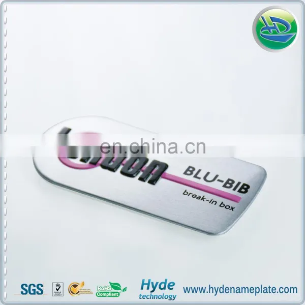 Tag Type and Metal Material Customized Metal Logo