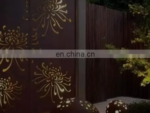 Corten Steel Garden Screen