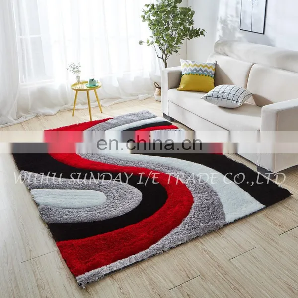 High Quality Fashionable Polyester 3D Shaggy Rug New Design photo-3