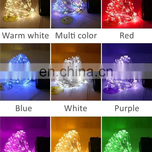 Solar Waterproof Copper Wire String Light Home Decor Indoor Outdoor Christmas Decoration Fairy Lights With Remote Controller photo-7