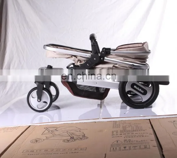 Top Quality Cheap High View Travel Luxury 3 in 1 Baby Stroller With Carseat photo-5