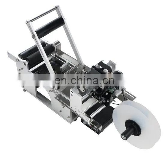 Stainless Steel Tabletop Date Printing Labeling Machine For Round Bottles photo-2