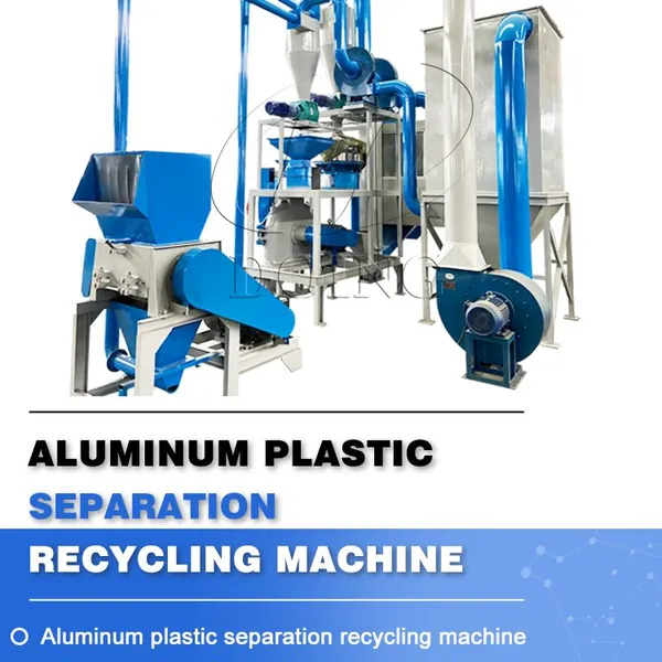 Factory Sales Directly Aluminum Plastic Metarials Recycling Equipment for Recycling Aluminum From Plastic photo-3