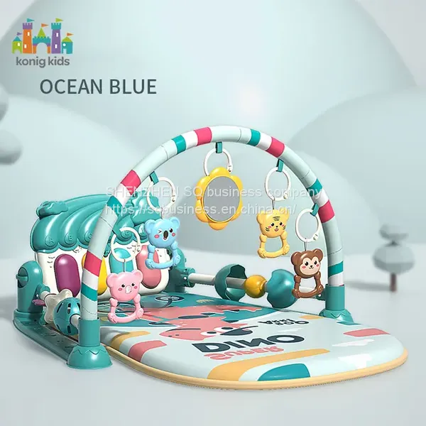 SQ Kids Toys Baby Play Mat Juguetes Para Bebes Learning Sensory Baby Toys Kick and Play Piano Baby Gym photo-3