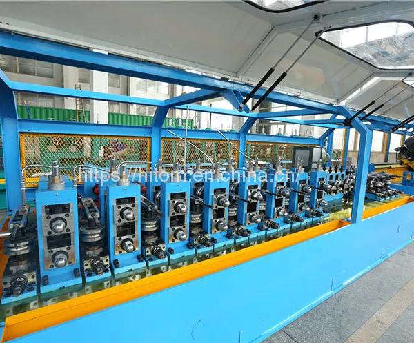 High Frequency Straight Seam Carbon Steel EMT Tube Pipe Welding Machine Line photo-2