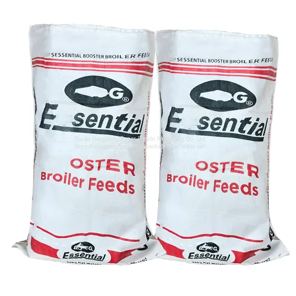 50kg Empty Plastic Packaging Virgin PP Laminated Polypropylene Woven Sacks for Rice Packing Bags photo-3