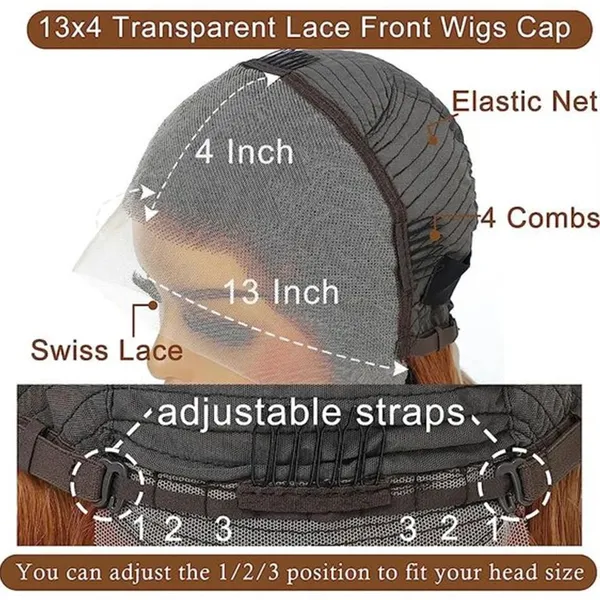 1b/30 Ombre Brown Colored Short Bob Human Hair Lace Frontal Wig 210% Density 13x4 Lace Front Wigs For Women photo-4