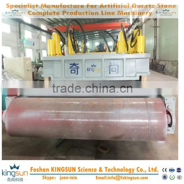 KINGSUN Best Selling Man-made Stone Manufacturing Equipment/600 M2/ 8 Hours Machines for Making Man-made Quartz Slab photo-3
