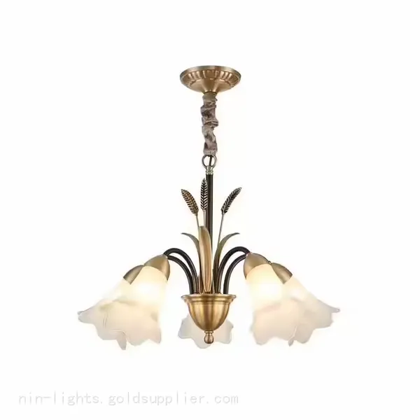 Modern European Style Living Room Bedroom Chandelier Fixture photo-2