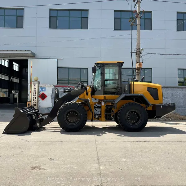 Chinese Wheel Loader Hzm936 3.5ton Mulcher Articulated Machinery Front Small Mini Wheel Loaders Differential With Attachments photo-5