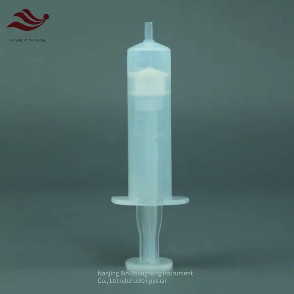 10ml Pfa Syringe, Transparent Polytetrafluoroethylene Plastic Syringe, Custom - Molded Fluororesin Sampler photo-4