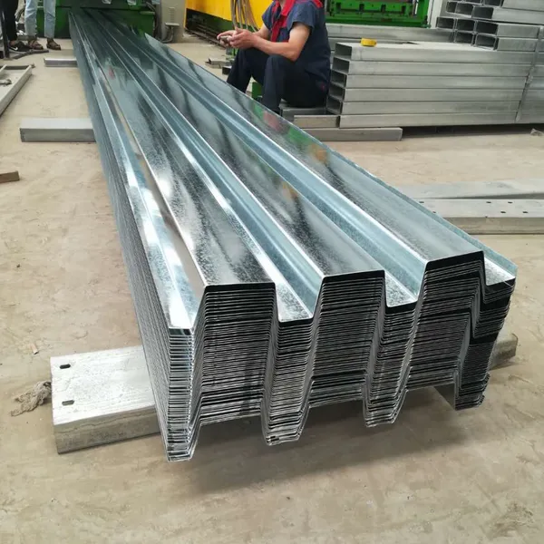 High Profile Decking Sheet Galvanized Steel Decking Metal Open Type Floor Decking Sheet photo-2