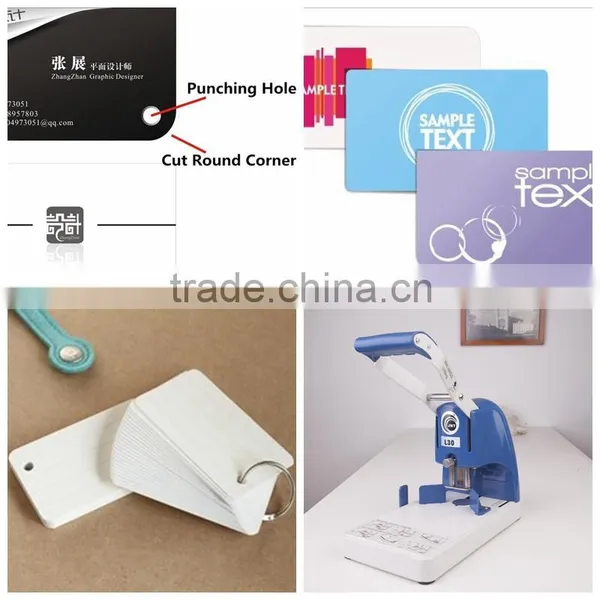 Desktop Manual 2 in 1 Hole Puncher and Round Corner Cutter Machine photo-2