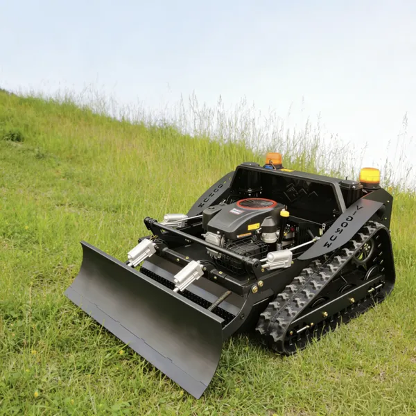 60° Climbing Remote Control Lawn Mower Worm Gear Self-Locking Forced Lubrication High Efficiency Slope Mowing Machine
