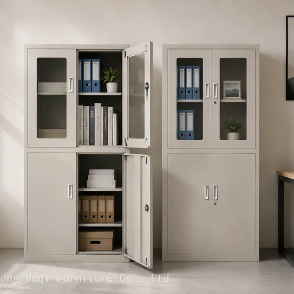 Metal Filing Cabinets and Storage Lockers Suitable for Office, School, and Institutional Furniture Projects.