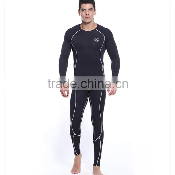 (OEM/ODM Factory)gym Compression Tight ,compression Pants,long Compression Wear photo-2