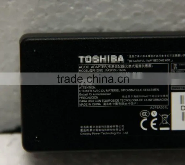 Original 75W AC Power Adapter Charger for TOSHIBA PA3201U-1ACA 15V 5A Power Supply 6.3x3.0mm photo-4