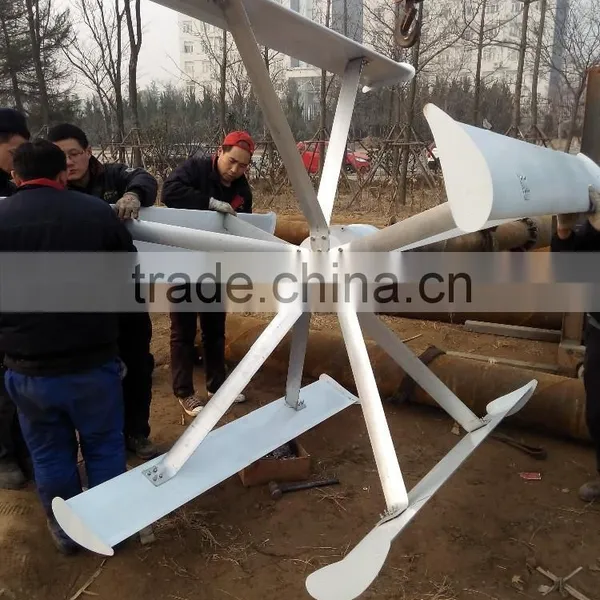 2015 New Year Low Price Richuan 300w Vertical Wind Turbine Permanent Magnet Generator Wind Turbine System photo-4