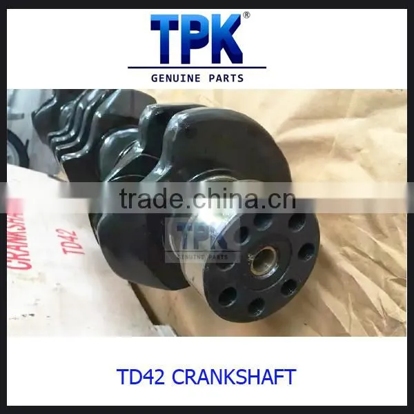TD42 Forged Steel Crankshaft, Cast Crakshaft 12200-65780 photo-3