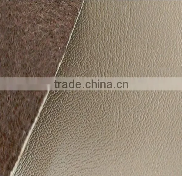 Giant Pebble Grain Polyester Pvc Artificial Leather for Shoes Cars Sofa photo-6