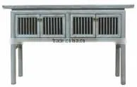 Asian 4 caged door console table LWD533