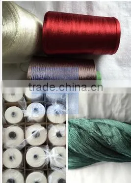 China ECO-friendly 80S/2 Scarf Silk Yarn Scarf Duppion Sari Silk Waste Wholesale Silk Cocoon