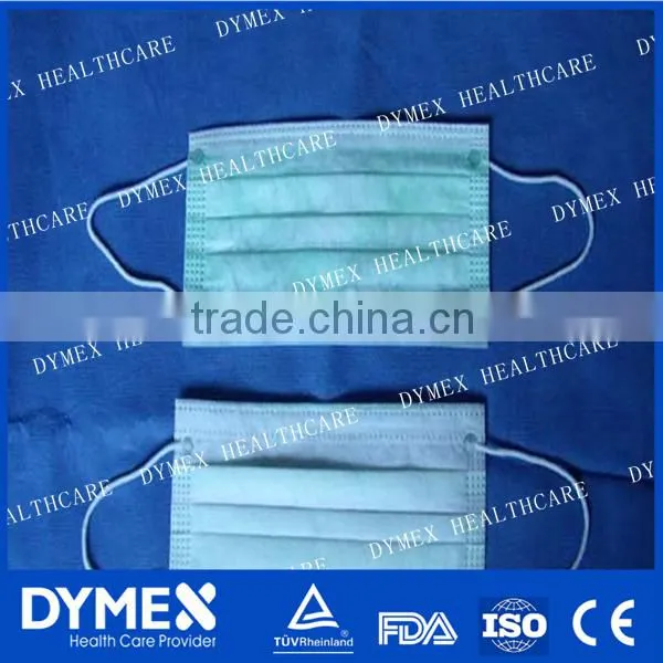 Blue Non-woven Face Mask 2 Layer Paper Mask for Surgical Use photo-2