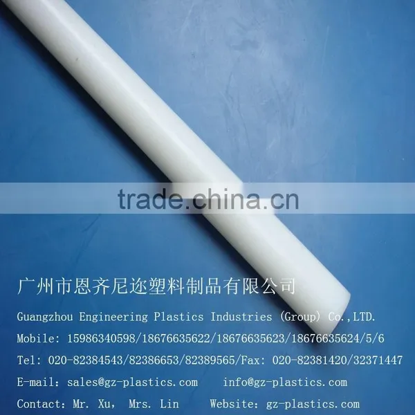 Plastic Products Customized Length Thin Diameter D65 Round Uhmwpe Hdpe Plastic Rod Bar photo-3