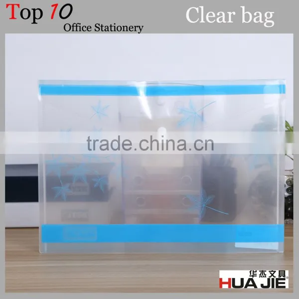 Transparent Coloured A4 pp School Supply Student Document Wallet photo-2
