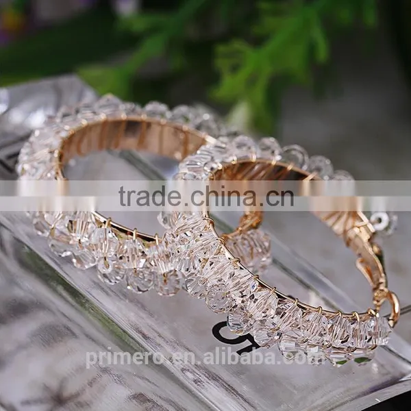 Women 18k Rose Gold Clear Zircon Jewelry Stud Earrings High Quality photo-3