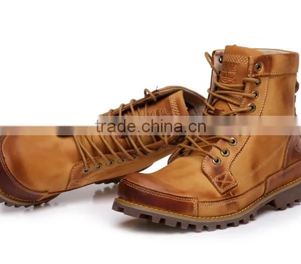 New Design High Cut Leather Men Shoes photo-2