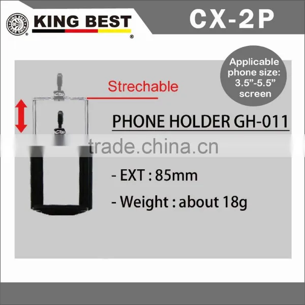 KING BEST CX-2P Hot Shoe Tripod Portable With Phone Holder Table Mini Tripod Kit photo-4