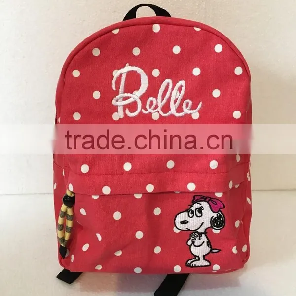 2# Personalized Sturdy Canvas Bag With Cute Logo for Children photo-3