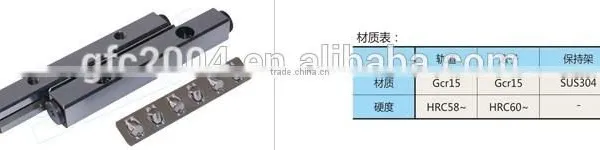 2016 Guide Bearings Precision Cross Roller Linear Guide photo-5