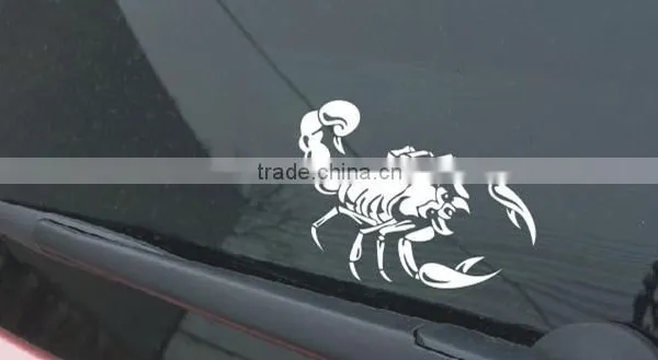Factory Price Custom Design Lovely Animals 3d Printing Car Vinyl Bumper Sticker photo-2