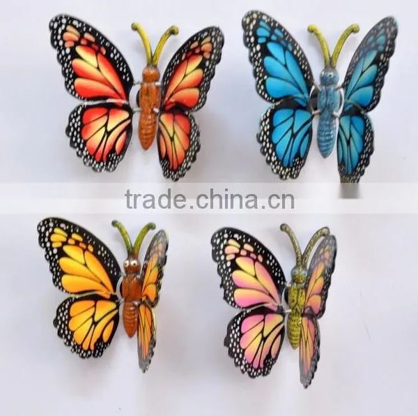 Wholesale 6 Inch Plastic Butterfly 3D Design Personalized Fridge Magnets, Wedding Anniversary Gifts, Studio Decorations photo-4