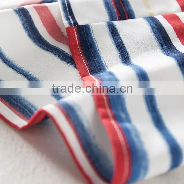 Latest Design Striped Chiffon Women for Fancy Design T-shirt photo-5