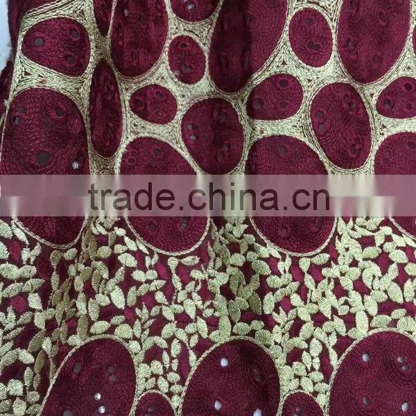 2016 Hot Sale African Organza Lace Fabric African Lace Switzerland Lace Fabric for Curtains Quality Choice photo-4