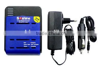 Quick-charge Battery Charger for 18650/17650/18500/17500 Lithium-Ion Batteries, Intelligent Charger Wholesale From Soshine photo-5