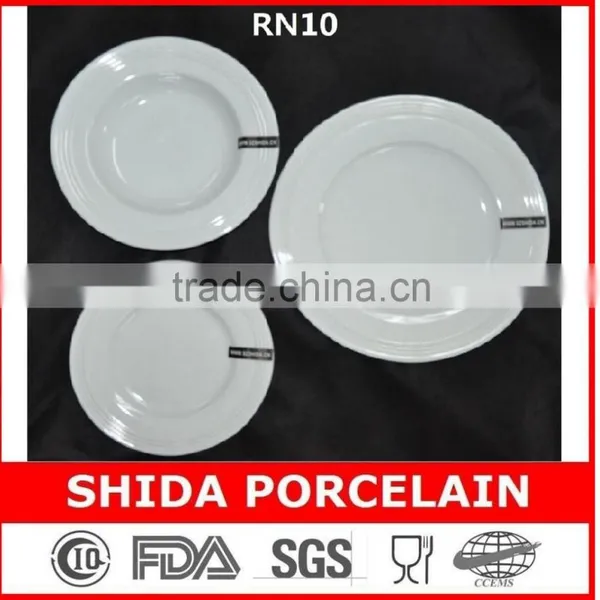 Factory Emboseed Unique Design Porcelain Plates photo-6