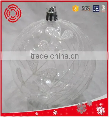 Christmas Gift Plastic Transparent Ball for Tree Decoration photo-4